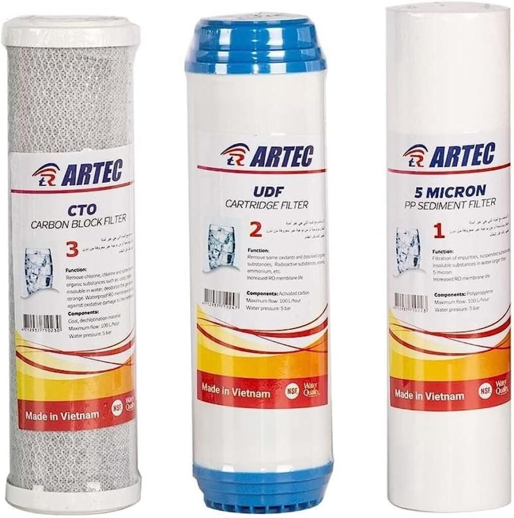 طقم فلاتر ثلاثي المراحل