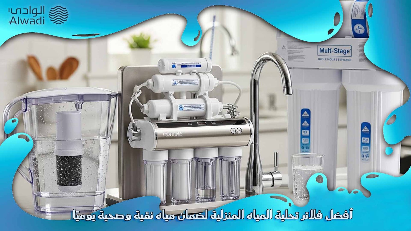 فلاتر تحلية المياه المنزلية