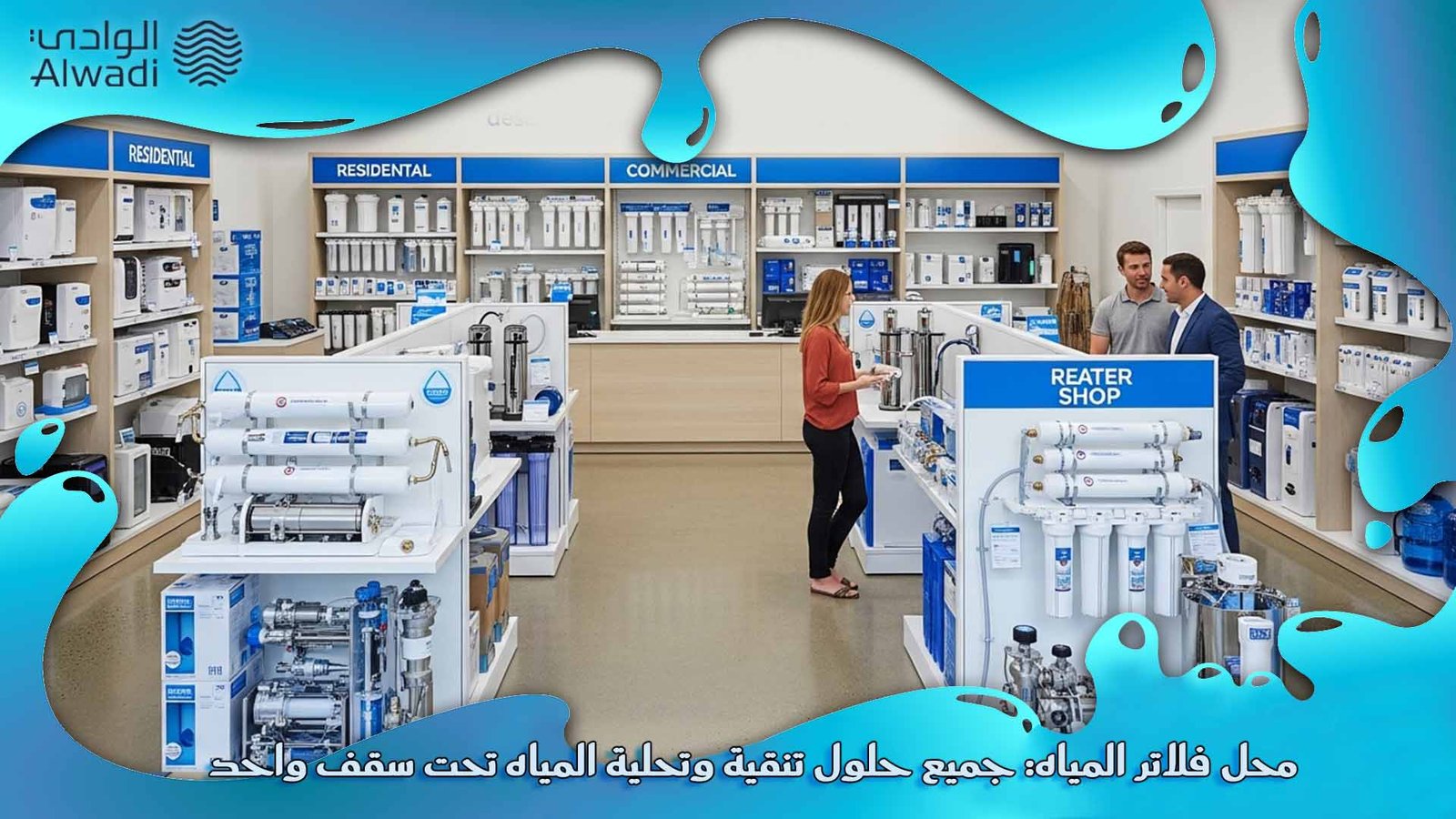 محل فلاتر المياه