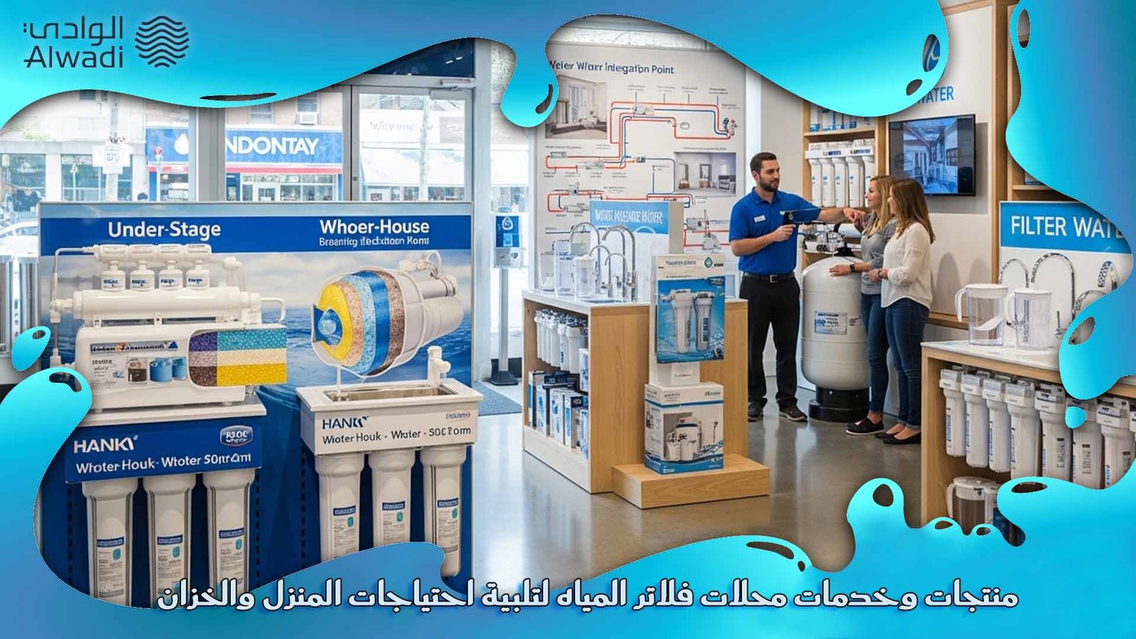 محل فلاتر المياه